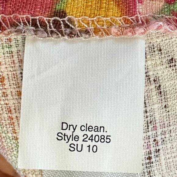 J. Crew Floral Watercolor Bloom Pencil Skirt 24085 Size 6 - Picture 6 of 7